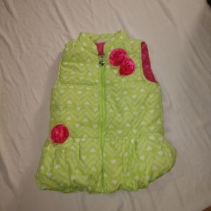 COPY - Kids headquarter vest green and white